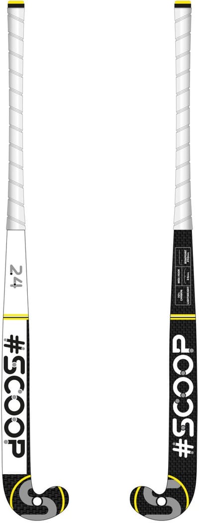 Scoop #50 Hockeystick - Low Bow - 70% Carbon - Hockeystick Senior - Outdoor - 36,5 Inch