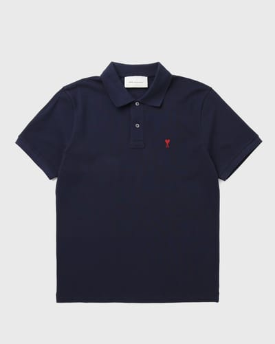 POLO WITH RED AMI DE COEUR