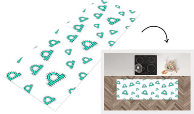 Keukenloper - Loper keuken - Weegschaal - Zodiac - Astrologie - 150x50 cm - Keukenloper vinyl