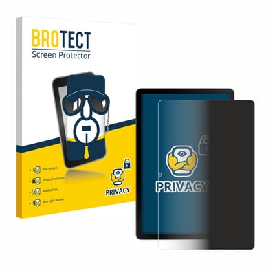 BROTECT - privacy screenprotector voor Samsung Galaxy Tab S10 Lite 5G (Portret-Modus) - Folie Beschermfolie Blauwlichtfilter