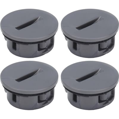 4 STUKS Stofzuiger Eindkap Vervanging Rollende Borstel Eindkap voor V6 Dc35 Dc44 DC59 DC62 SV03 gray