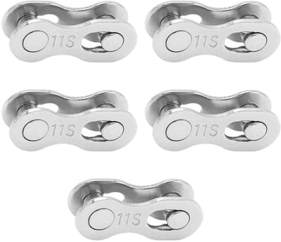 Dailygoods- Fietsketting Link 5 Paar - Roestbestendig - Snelkoppeling - Lichtgewicht - 6/7/8/9/10/11/12 Versnellingen - Sterk Staal - Fiets Schakels