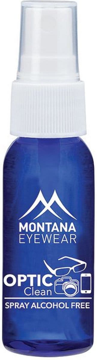 Montana Reinigings Spray | Brillen Spray | Reinigings Spray Bril | Schoonmaken van bril | 30 ml Reinigingsspray voor bril - zwembril - duikbril - skibril goggle. Alcohol vrij
