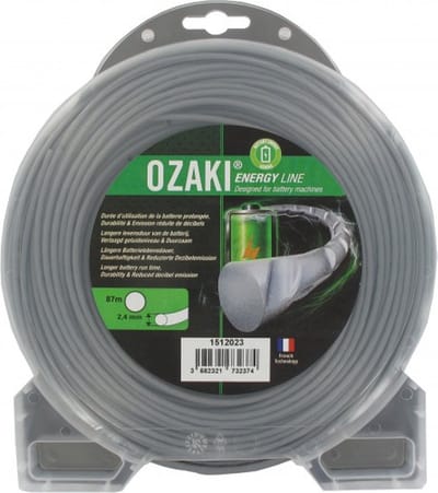 OZAKI, Nylon Maaidraad, Rol 87 METER! 2.4 mm dik