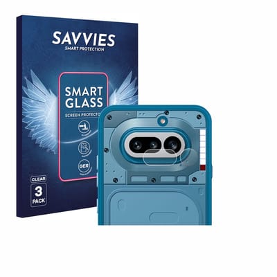 3 Stuks Savvies Screenprotector - geschikt voor Nothing Phone (4a) (ALLEEN Camera Lens) - beschermfolie glas transparant