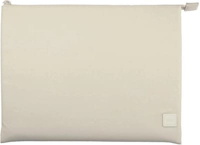 Uniq Lyon laptophoes 14 hoes beige/zeezout lichtbeige Waterdichte RPET