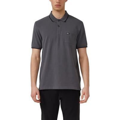 s.Oliver  Poloshirts Grey/black Taglia: 3XL | Polo Outlet | Uomo | Grigio