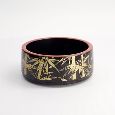 Tokyo Design Studio - Sushi Oke - Zwart met Bamboe - 16 x 6,5 cm