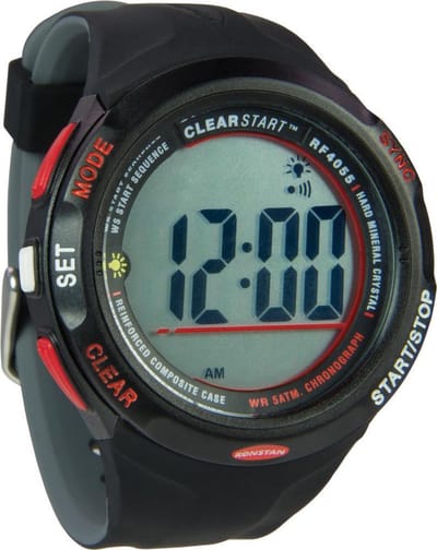 RF4055A Clear StartT zeilhorloge 50 mm, zwart