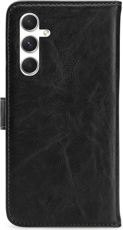 My Style Telefoonhoesje geschikt voor Samsung Galaxy A54 Hoesje | My Style Flex Wallet Bookcase Portemonnee | Pasjeshouder voor 3 Pasjes | Telefoonhoesje voor Pinpas / OV Kaart / Rijbewijs - Zwart