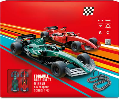 SCH® Racebaan Elektrisch - racebaan - Meerkleurig - ‎56cm x 47cm x 7cm