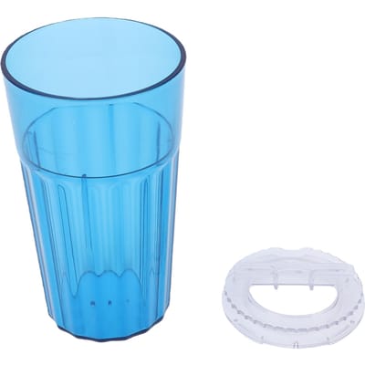 Tasse d'Apprentissage Ouverte Anti-fuite Résistante à la Chaleur Bord 360 degrés Ouverture Large Tasse de Transition pour Tout-petit L