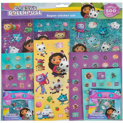 Gabby's Dollhouse sticker set - 500 stuks
