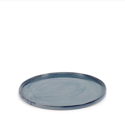 Serax Anita Le Grelle Terres De Rêves ronde schaal / dienblad D36cm Hoogte 1.5cm blue
