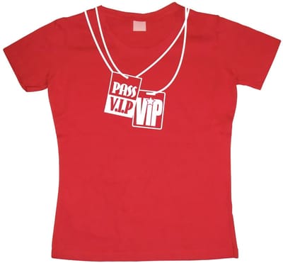 Hybris Dames VIP Pass Girly T-shirt SH-5-14036-H10-1