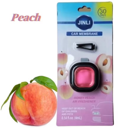 TLVX Autoparfum Zoete Fruitige Geur 4ML / Design Luchtverfrisser / Met Handige Ventilatie Clip / Frisse geur / New Car Parfum / Lange werking / Fris interieur / Lekker Auto Luchtje / Car Diffuser / Air Freshener / Uniseks geur