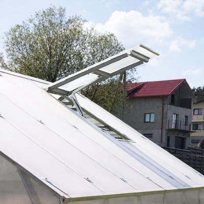 BERNARD Dakraam voor Serre - Automatische Raamopener - Polycarbonaat - Efficiënte Ventilatie - Duurzaam en Gebruiksvriendelijk