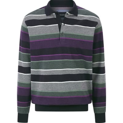 Babista herren Sweatshirt - 48/50 - lila - Plus Size