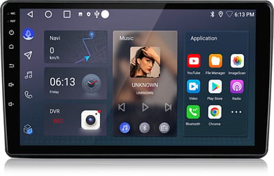 JUNSUN Autoradio Geschikt voor Peugeot Partner en Citroën Berlingo 2 (B9) 2008-2019 - Android 15 - Draadloze CarPlay & Android Auto, DAB+, GPS-navigatiesysteem, Bluetooth, Stuurwielbediening, WiFi, RDS, 9-inch Touchscreen, DSP, Octa-core processor