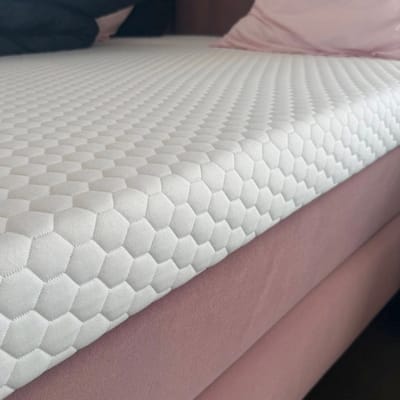 Mörgenn Luxe Topper Suprême - Koudschuim + Serene Schuim - Luxe Hexagon tijk - 70x200 cm - 12 cm