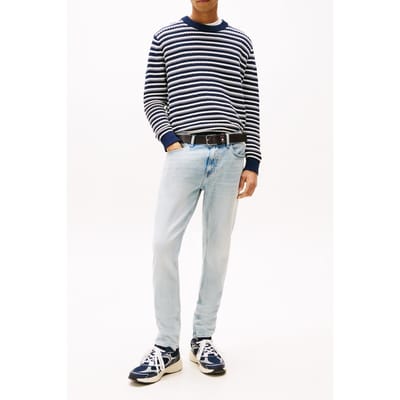 Tommy Hilfiger Austin Slim Tapered Jeans Denim Ultra Light Größe: W30L30 | Slim Jeans Outlet | Herren | Blau
