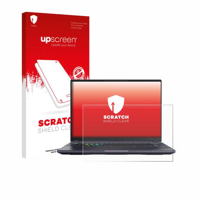 upscreen - Screenprotector voor Gigabyte AORUS 16X 2024 - Folie Beschermfolie transparant