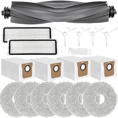 ZENC® Complete Accessoireset Geschikt voor Xiaomi X20+, X10+ & Dreame L10s Pro Gen 2, L10s Ultra, L10 Ultra, L10 Prime met HEPA Filters, Roller, Zijborstels, Mopdoeken & Stofzakken - Onderhoudsset
