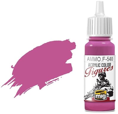 AMMO by Mig Jimenez Hobbyverf Acrylverf - MIG F540 Figure Paints - Magenta Magenta - Acryl - 17ml Verf flesje - 17 ml
