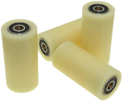 Nylon Wielen Set - Polyamide Rollen - Schuifdeuren Gebruiken - Hoge Draagkracht - 50x100mm 200kg - Geel