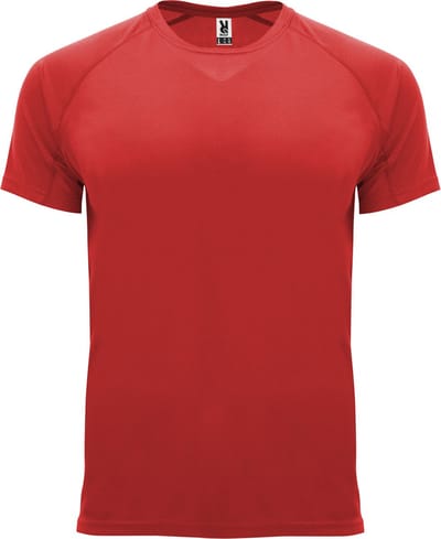 Rood heren 2 pack sportshirt korte mouwen Bahrain merk Roly maat S