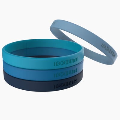 TOO LATE Armbandjes Blauw Polsmaat L