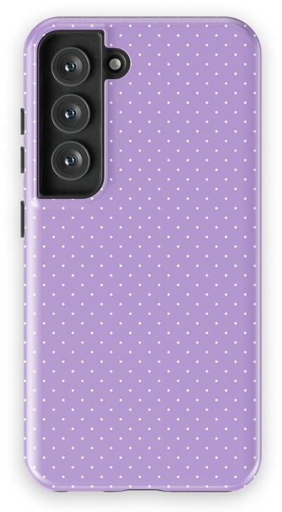 Micro Dots Tough Hoesje Samsung Galaxy S23 | Geschikt Voor Mag | Stippen Motief Backcover Samsung Galaxy S23 Mauve Dots