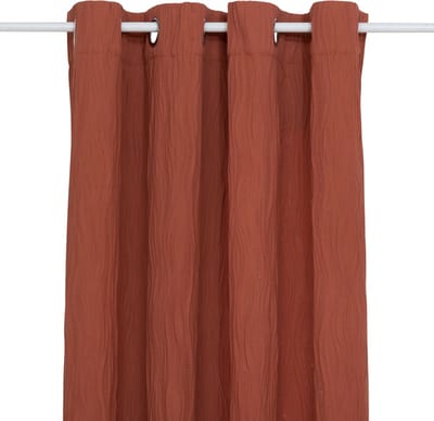 Atmosphera Maëly Gordijn 135x260cm - Gordijnen kant en klaar met haakjes ringen - Linnenbeige