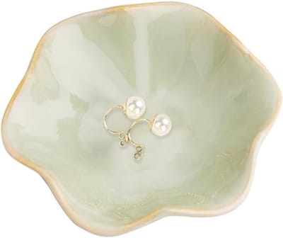 Sieradenkom van keramiek voor bedrade tafel, decoratieve schalen voor ringen en sieraden, perfect als cadeau voor vrouwen en feestdagen