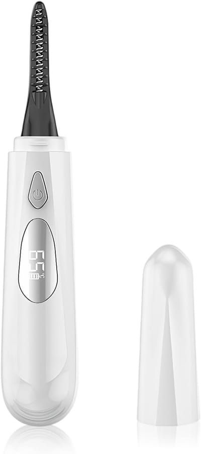 Oplaadbare Elektrische Wimperkruller, Mini Warmte Wimperkruller voor Perfecte Wimperkrullen, Ideaal voor Make-up en Wimperstyling