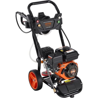 Nettoyeur haute pression à essence 3950 PSI 10 L/min 2,6 GPM avec jeu de 5 buses pour voitures