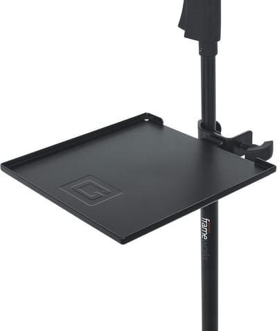 Microfoonstatief met Klembaar Legbord - 9" x 9" voor Accessoires tot 10 kg