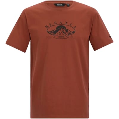 Cline IX T-shirt met korte mouwen en grafische print voor heren