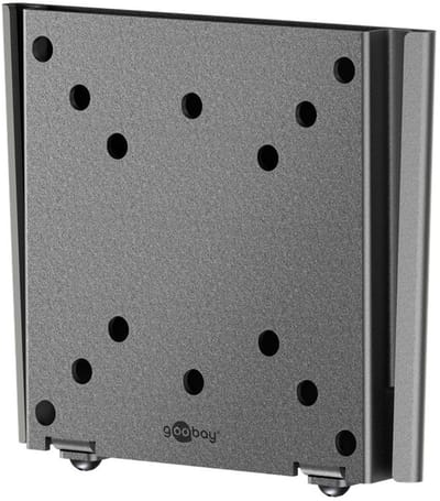 TV Muurbeugel voor 13-27 inch scherm - Ultra plat - Tot 30kg - Zwart