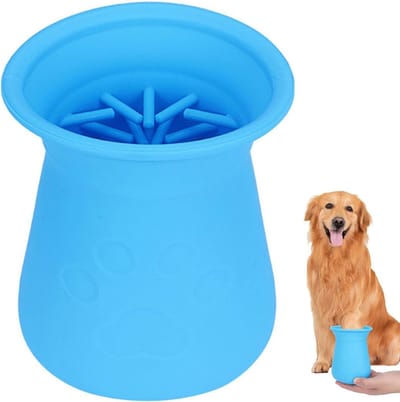 Draagbare Paw Cleaner voor Honden, Silicone Voetkom voor Dieren, Effectieve Vuilverwijdering en Hygiëne