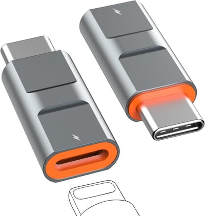 2 Stuks Lightning naar USB C Adapter voor Snelladen en Gegevensoverdracht, Compatibel met iPhone 16, 15 Pro/MAX en Galaxy S24, S23, Ideaal voor Thuis en Kantoorgebruik