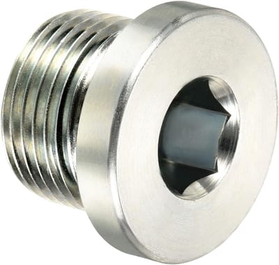 45# Stalen Hex Hoofd Tube Fitting Stopper met Afdichtring voor Slang Einde, M20 x 1.5, Duurzaam en Betrouwbaar