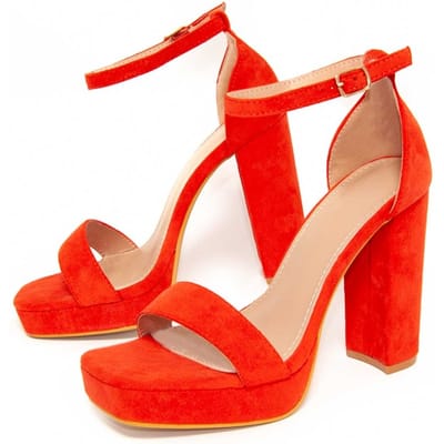 Dames Sandalen met Hak. Montevita Altsan 104973 35 oranje