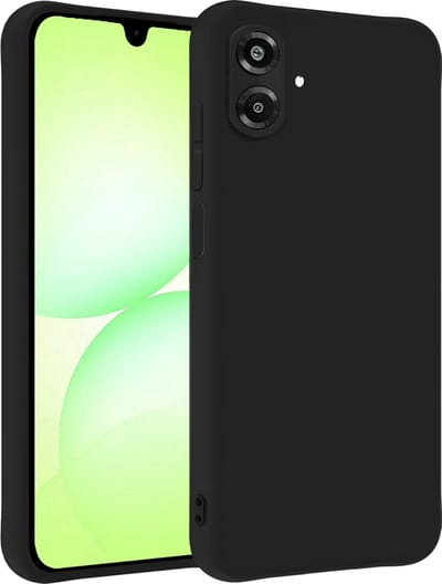 Hoesje - Geschikt voor Samsung Galaxy A07 - Sterk & Shockproof - Hoes Cover - Siliconen Case - Telefoonhoesjes - Zwart