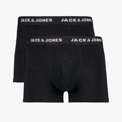 Jack & Jones 2-pack heren boxershorts zwart - Maat S