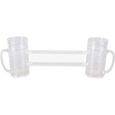 Bierpul Anti-val Kristal Vrije Drinkglazen met Handvat voor Bar KTV Vriezer white