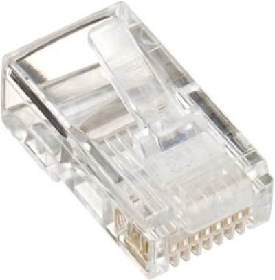 RJ45 krimp connectoren (UTP) voor CAT5/5e netwerkkabel (vast) - 100 stuks