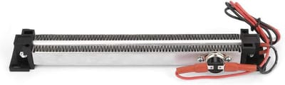 Keramische Luchtverwarmer - PTC Heater - Kleine Ruimte Verwarmen - Constante Temperatuur - 23 cm - Zilver