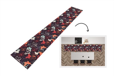 Keukenloper - Loper keuken - Vlinders - Patronen - Abstract - 300x50 cm - Keukenloper vinyl