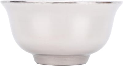 Scheerkom - Scheerbak - Klassiek Scheren - Brede Mond - 35x31 mm - Zilverkleurig